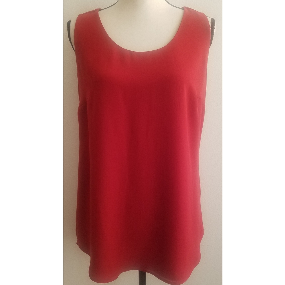 Hugo Boss Sleeveless Red Top Size 6